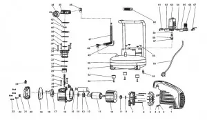 Central Pneumatic parts diagram